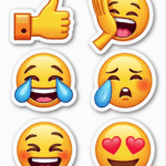 Reaction Icons - Sticker Sheet v8